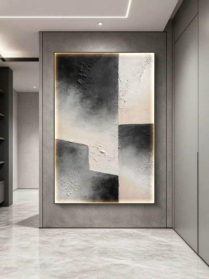 Visual Steps Abstract Oil Painting
