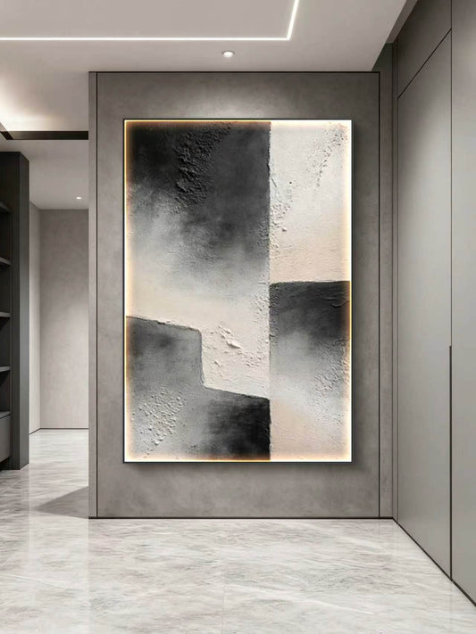 Visual Steps Abstract Oil Painting