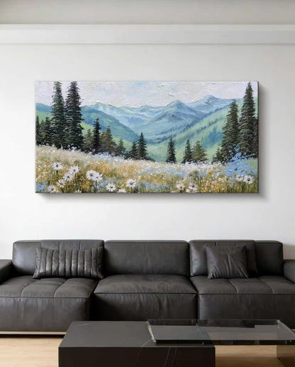 Valley of Wild Blossoms Oil Painting