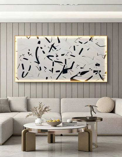 Noire Abstract Oil Painting