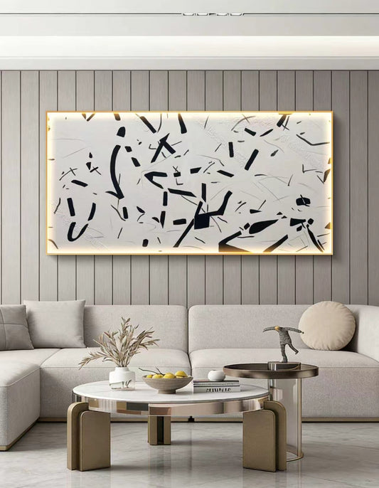 Noire Abstract Oil Painting