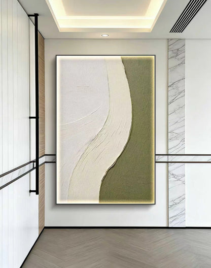 Calm Threshold Abstract Oil Painting