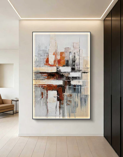 Mosical Abstract Oil Painting