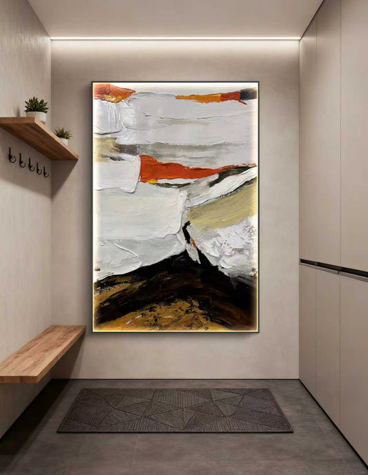 Layered Abstract Oil Painting