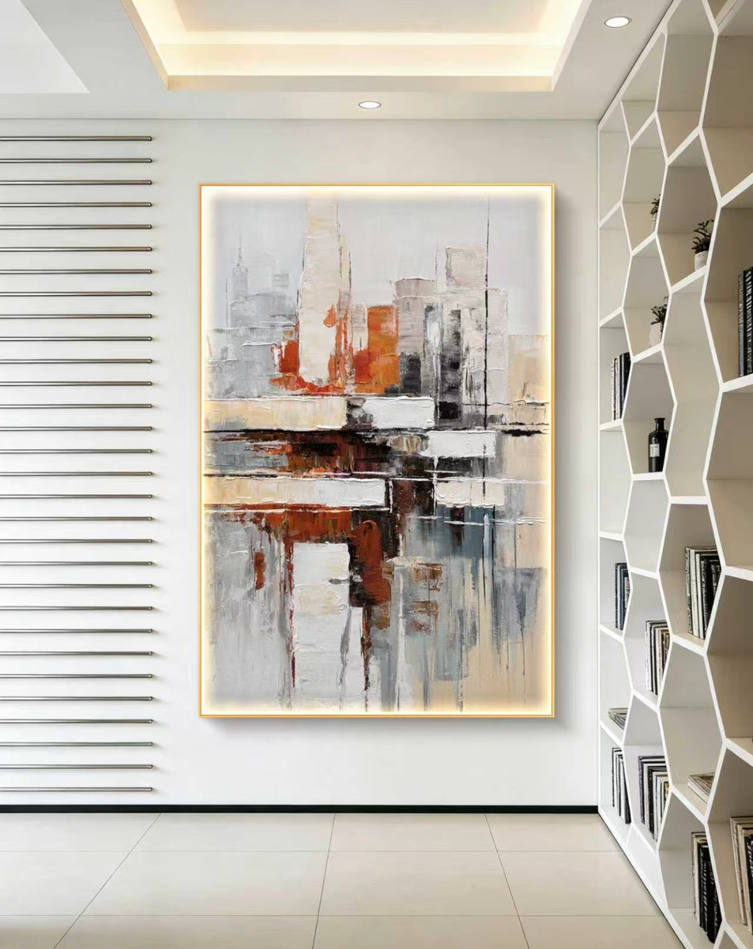 Mosical Abstract Oil Painting