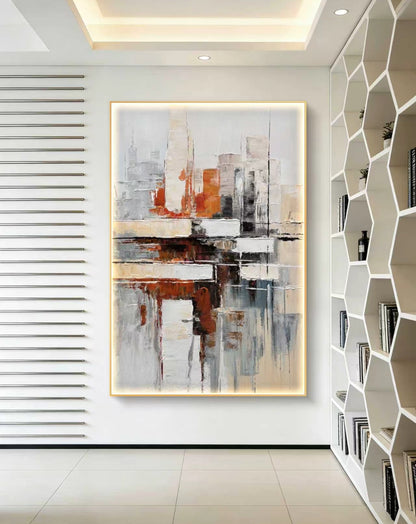 Mosical Abstract Oil Painting