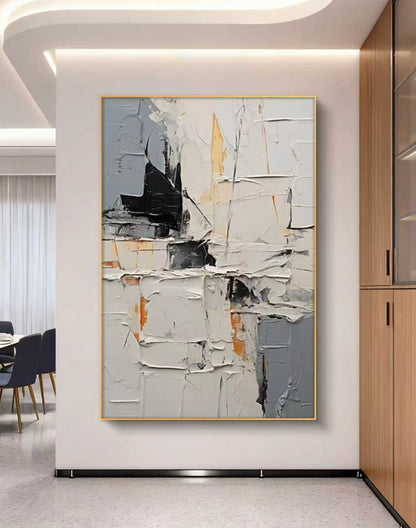 December Abstract Oil Painting