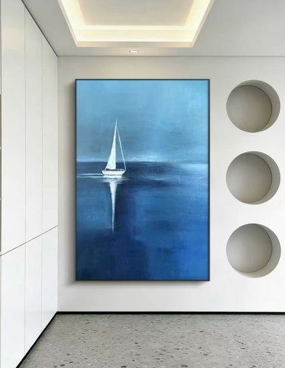 Endless Blue Oil Painting
