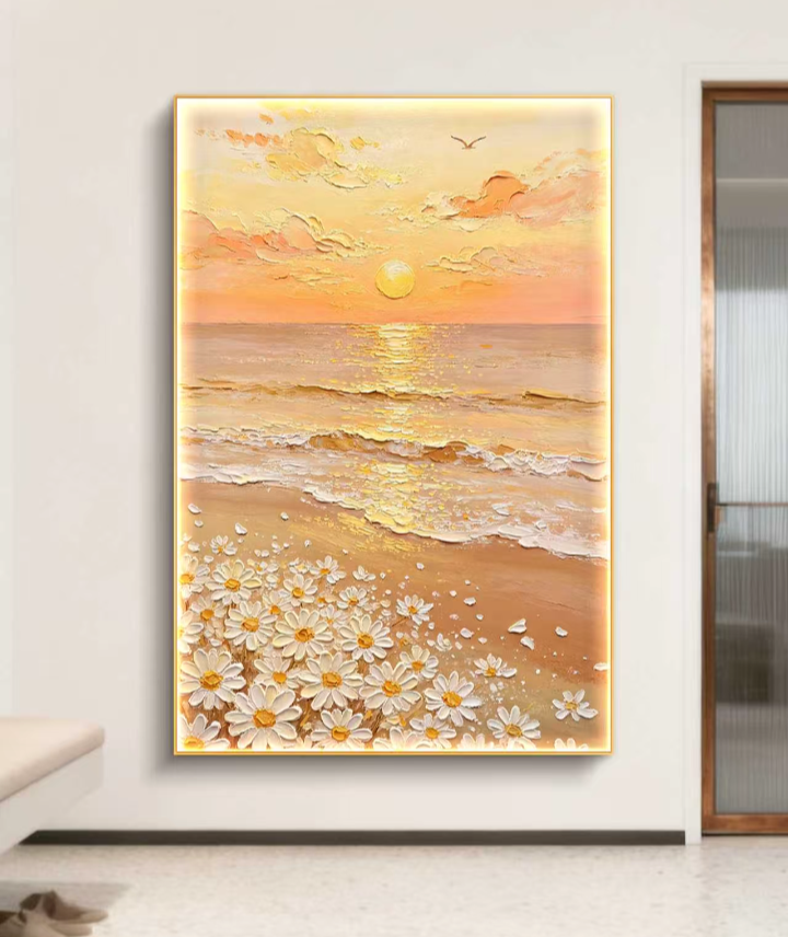 Daisy Shore Oil Painting
