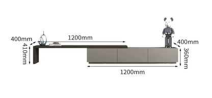 BaIvY Extendable TV Console