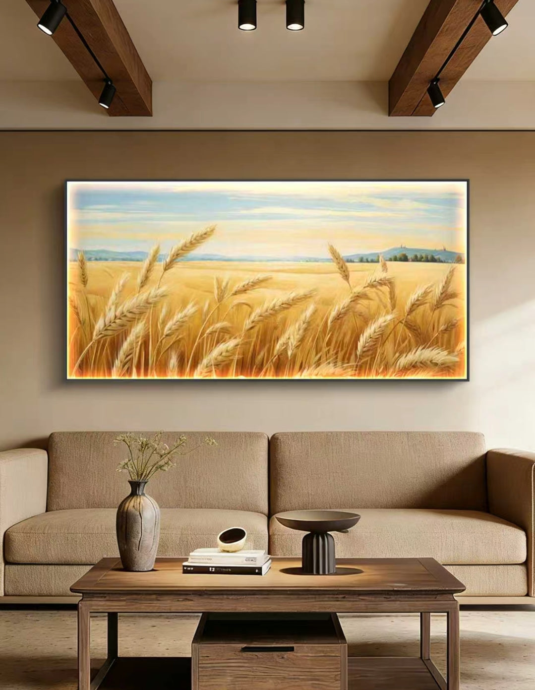 Sunlit Harvest of Prosperity Oil Painting