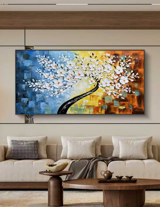 Dazzling Flower Oil Painting