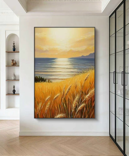 Sun Wheat Oil Painting