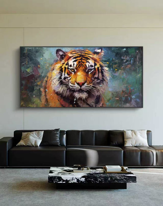 Jungle Tiger Oil Painting