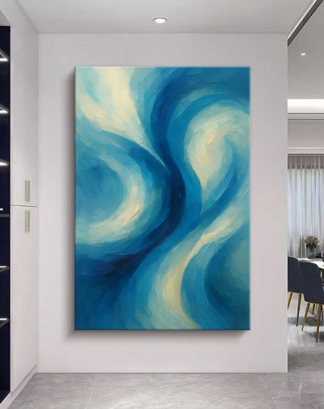Onlookers Art | Oil Painting | Skybound Dreams Abstract Oil Painting