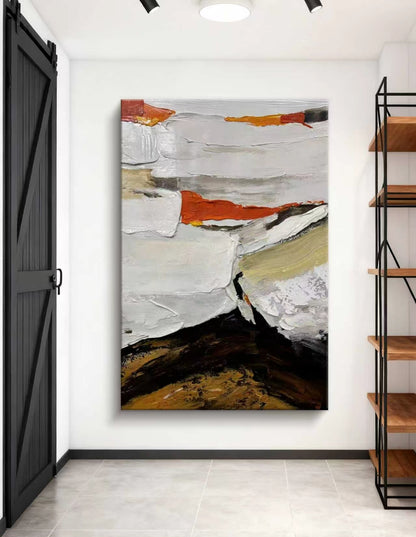 Layered Abstract Oil Painting