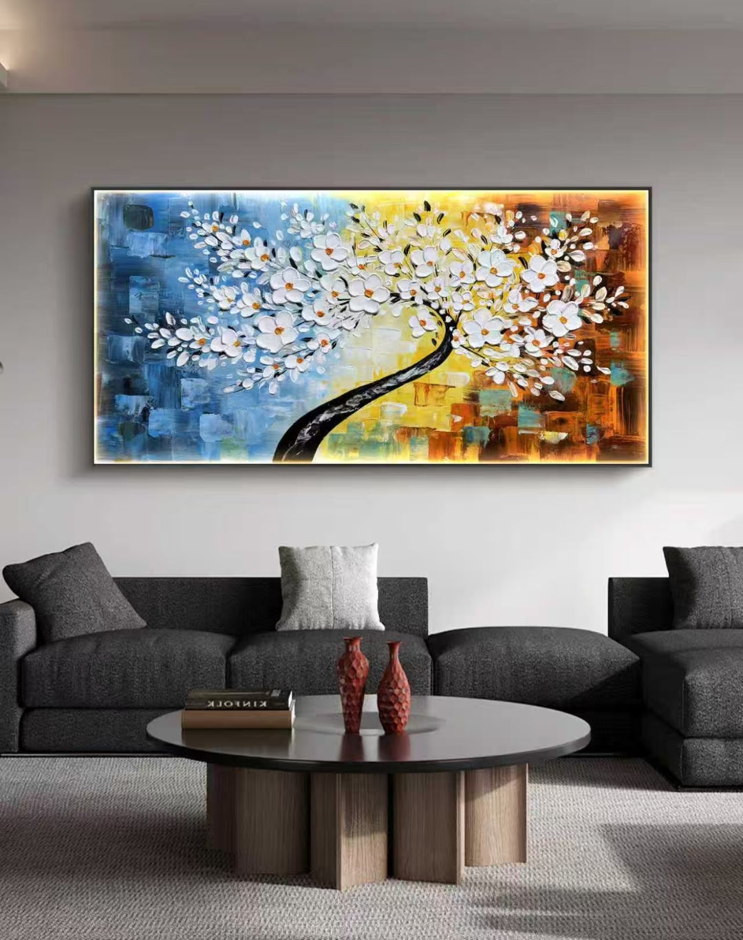 Dazzling Flower Oil Painting