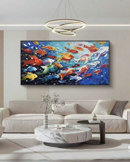 Dance of the Fishes Oil Painting