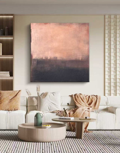 Grey Kisses Abstract Oil Painting