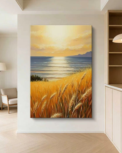 Sun Wheat Oil Painting