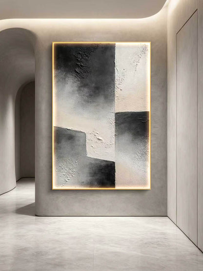 Visual Steps Abstract Oil Painting