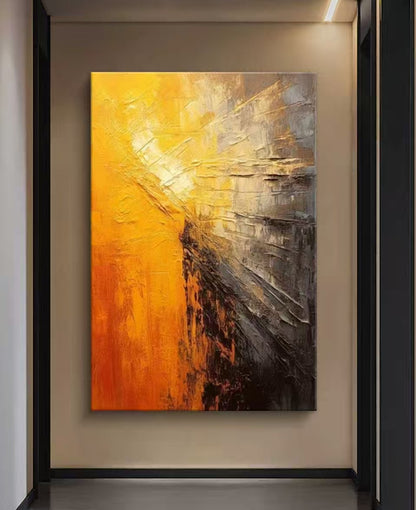 DawnBreak Abstract Oil Painting