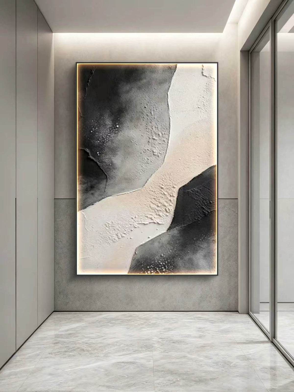 Space Between Thoughts Abstract Oil Painting