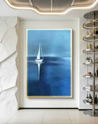 Endless Blue Oil Painting