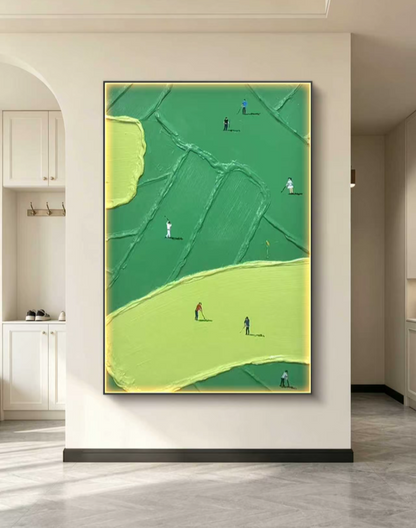 GreenGolf Oil Painting