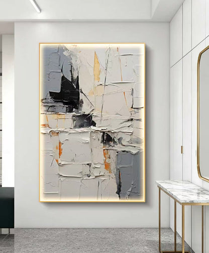 December Abstract Oil Painting