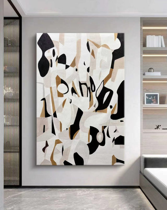 Rhythm Of Form Abstract Oil Painting