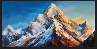 Mountain SereniTy Oil Painting