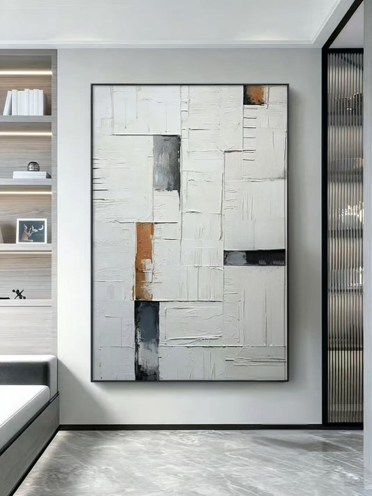 Asymmetric Harmony Abstract Oil Painting