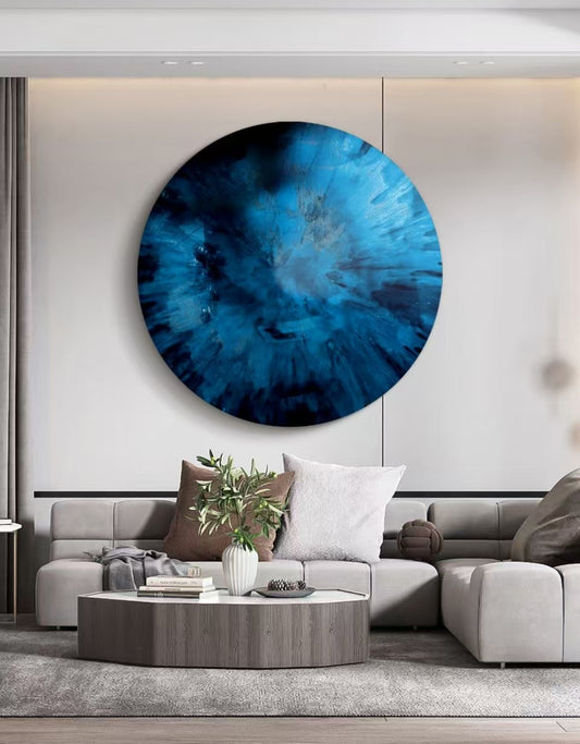 Whisperses Round Oil Painting