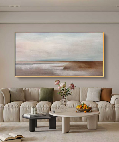 SeaSky Abstract Oil Painting
