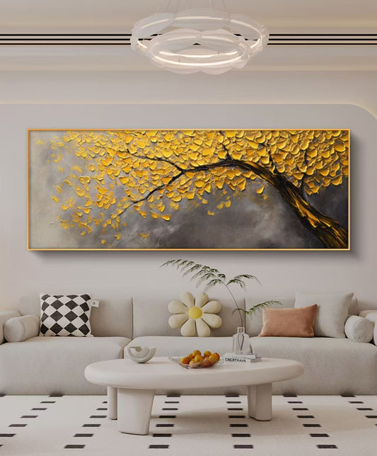 Shimmer Tree Oil Painting