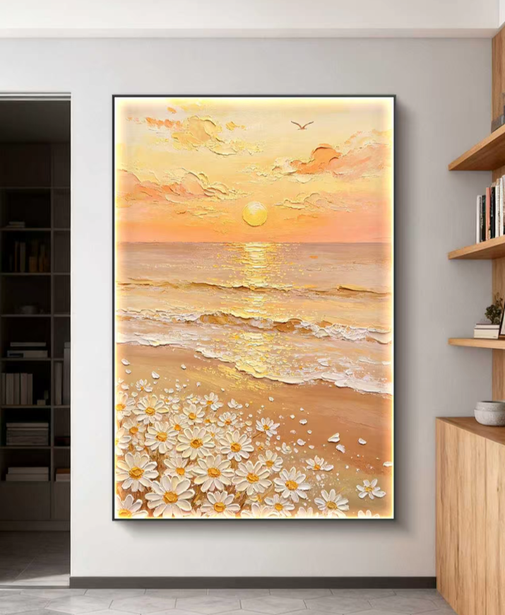 Daisy Shore Oil Painting
