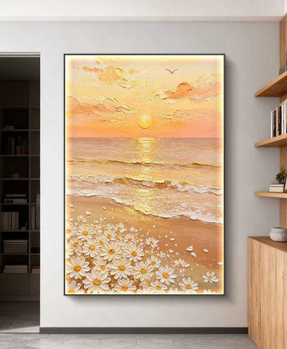 Daisy Shore Oil Painting