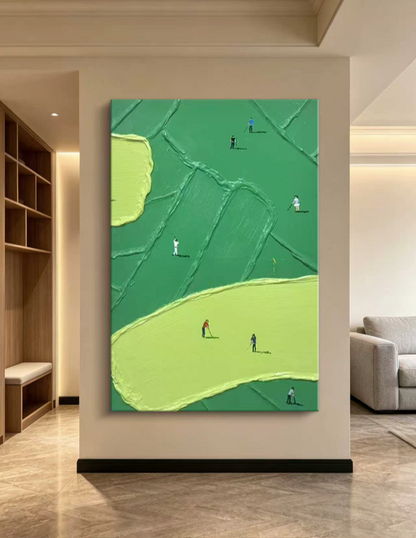 GreenGolf Oil Painting