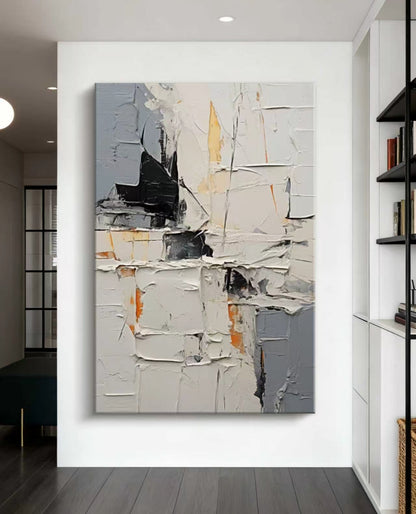 December Abstract Oil Painting