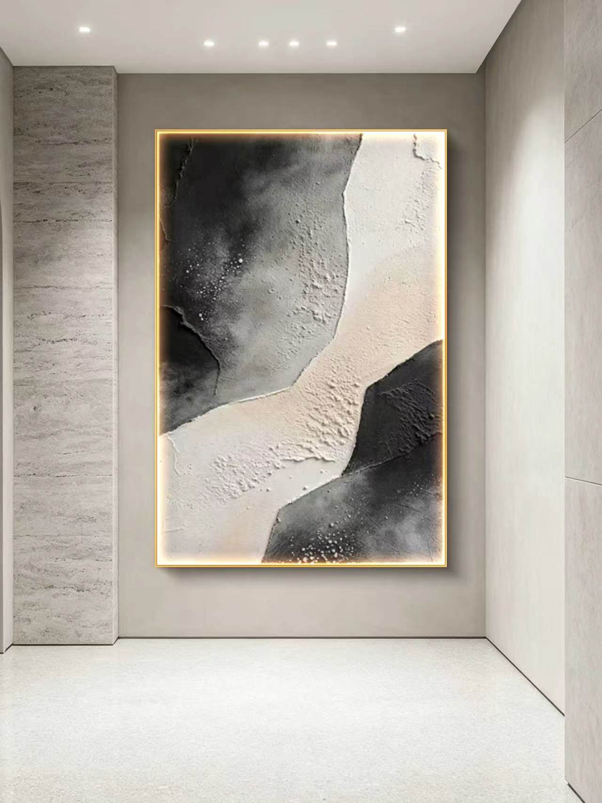 Space Between Thoughts Abstract Oil Painting