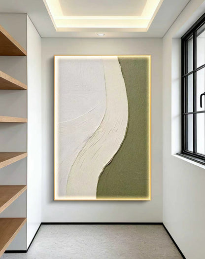 Calm Threshold Abstract Oil Painting