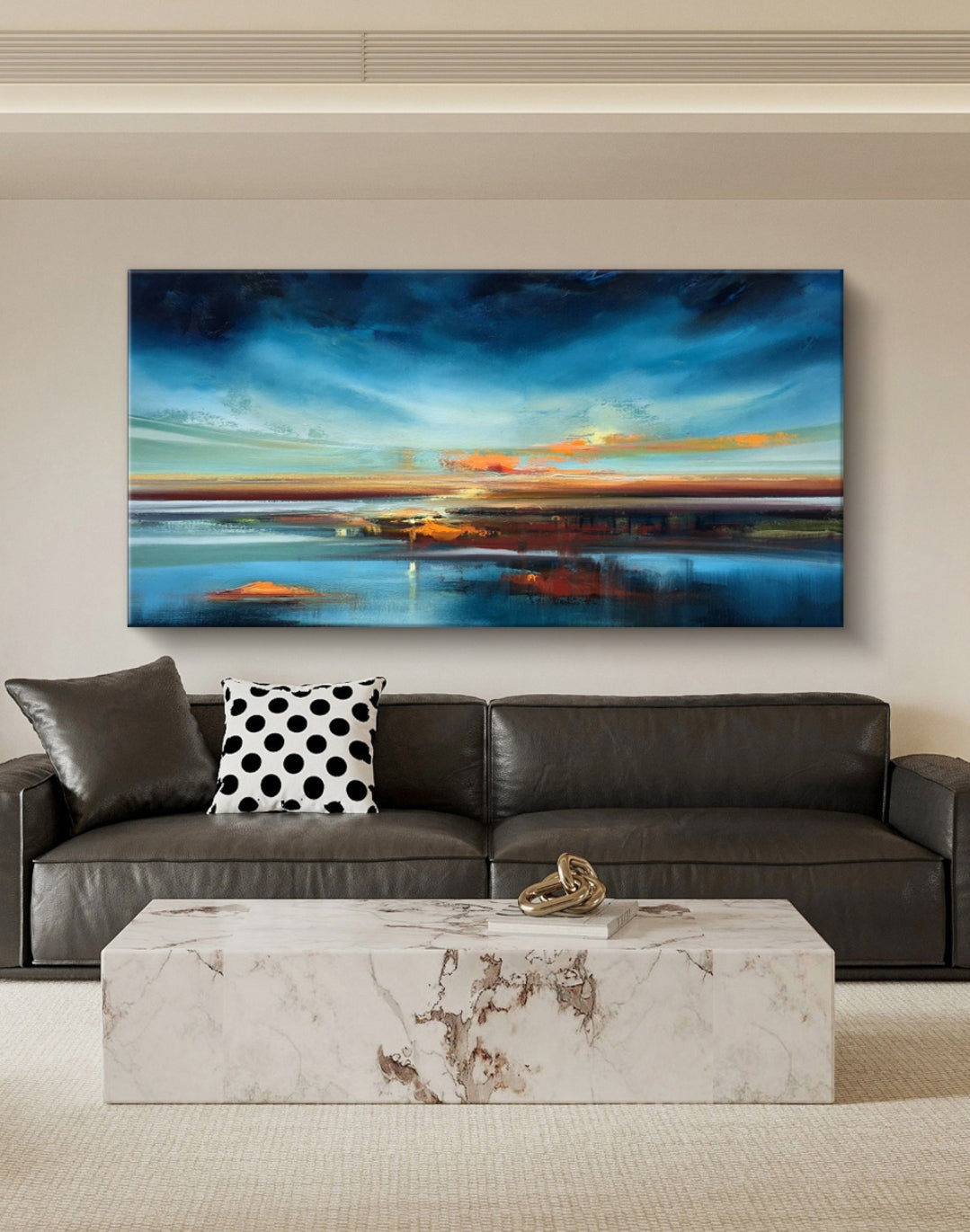 Onlookers Art | Oil Painting | Bluebless Abstract Oil Painting