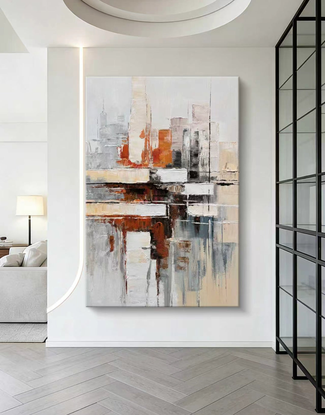 Mosical Abstract Oil Painting
