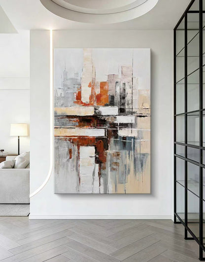 Mosical Abstract Oil Painting