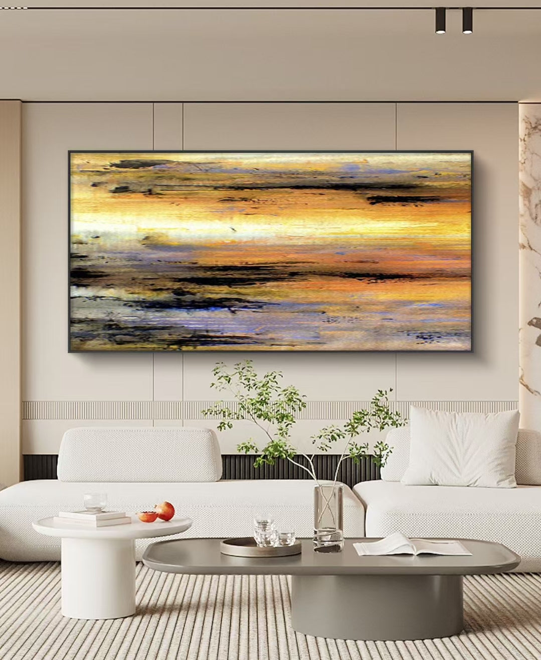 Onlookers Art | Oil Painting | Yelast Abstract Oil Painting
