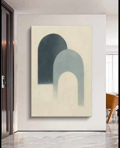 Onlookers Art | Oil Painting | Twinny Abstract Oil Painting