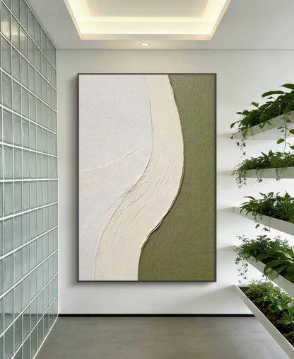 Calm Threshold Abstract Oil Painting