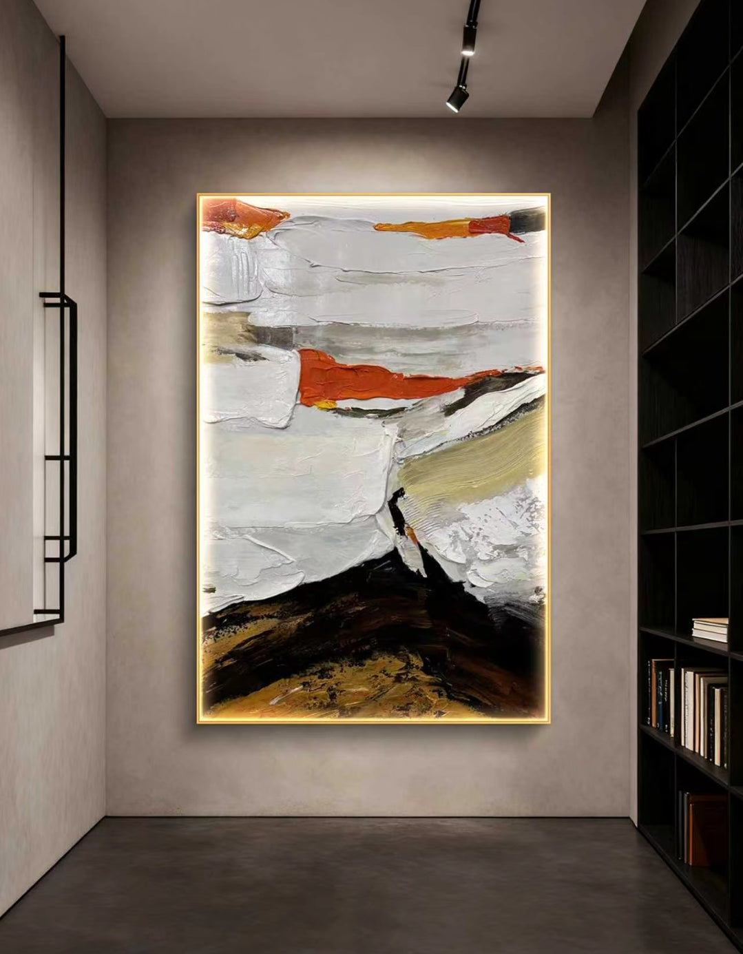 Layered Abstract Oil Painting