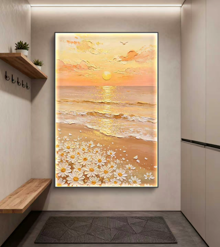 Daisy Shore Oil Painting